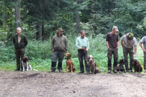 Diplomverleihung, Jagdhund