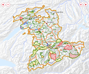 Jagdkarte Kanton Bern, Geoportal Bern