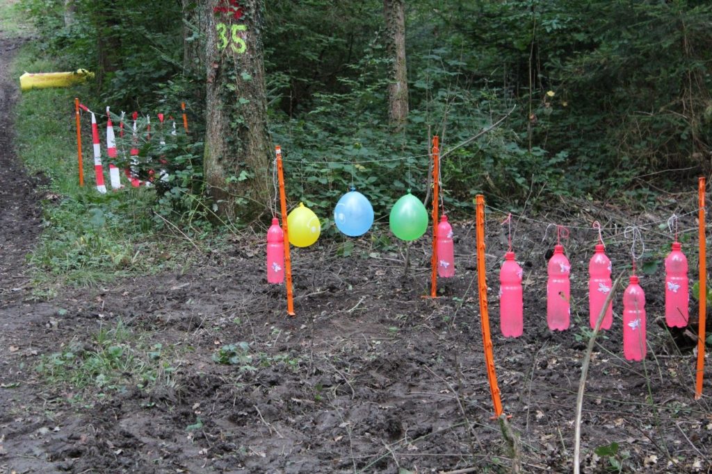 Parcours, Jagdhundeausbildung, Hindernisse